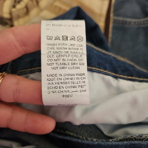 Shein Curve Curve Jeans Womens High Rise Wide Leg, sz 32 (0XL) - Picture 7 of 8